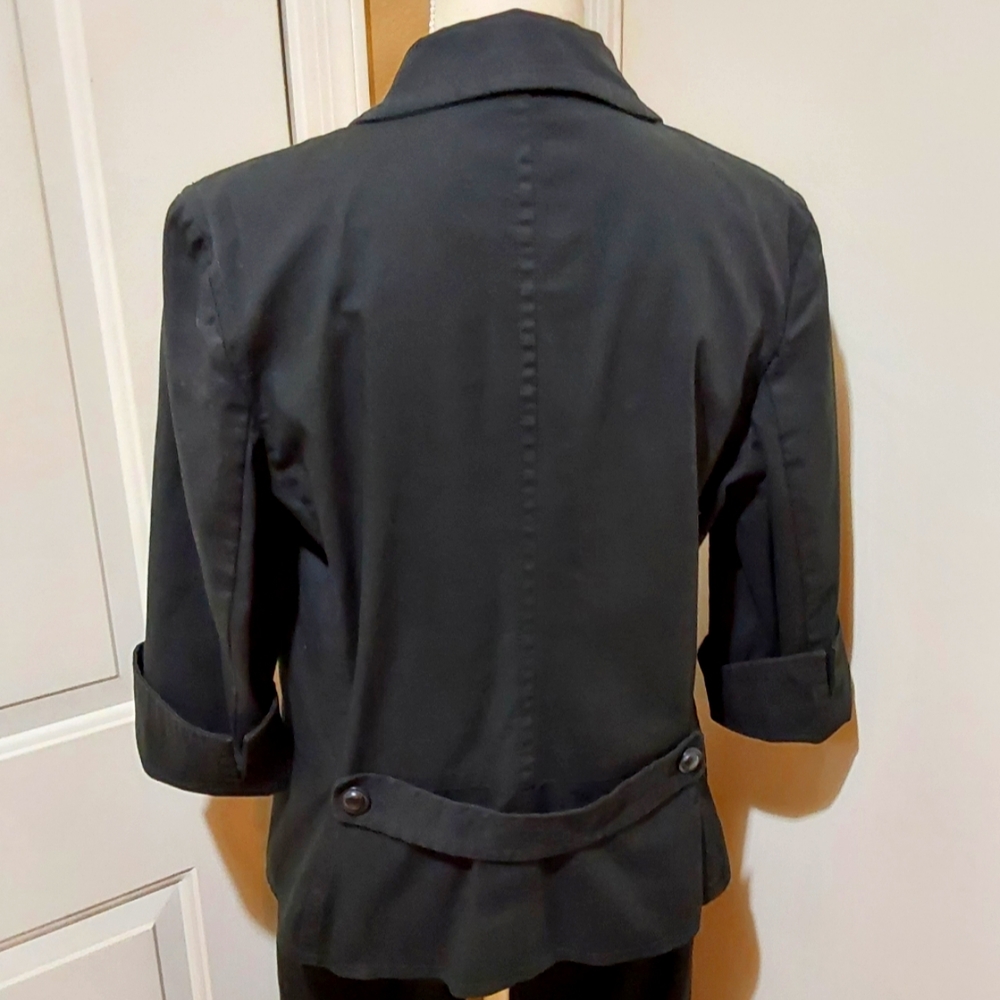 Talbots Basic Black Blazer/Jacket Euc - image 4